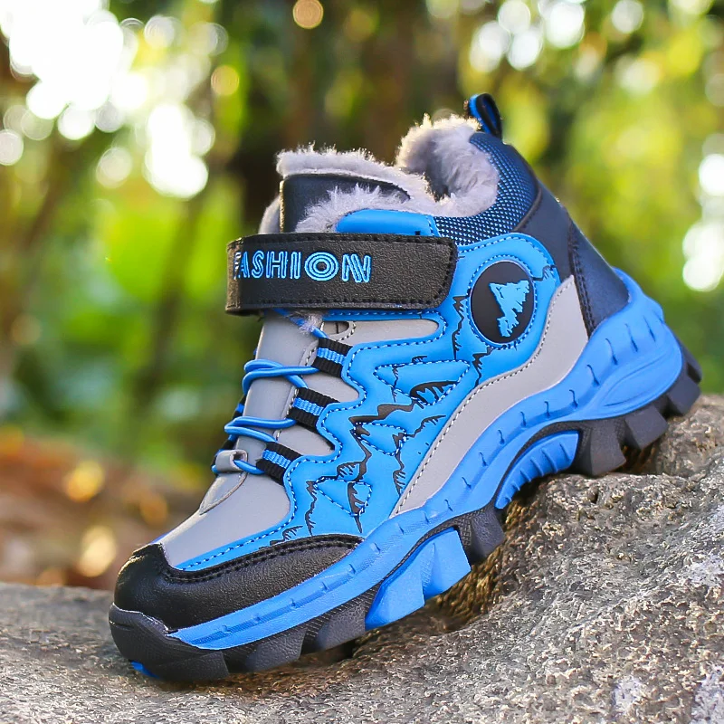 Детские зимние ботинки зимняя новая уличная обувь для мальчиков 2019 детские