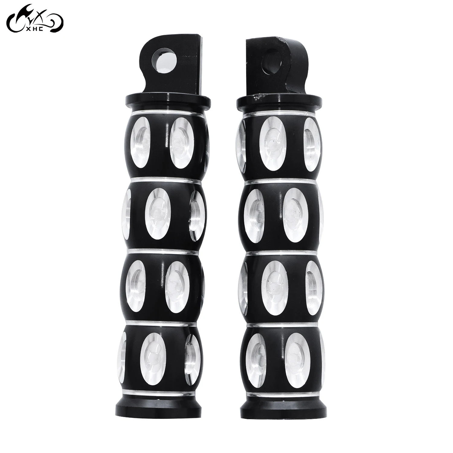 Motorcycle Foot Rest Driver Passenger CNC Pegs Footrest Male Mount Billet For Harley Touring Dyna Sportster Softail | Автомобили и