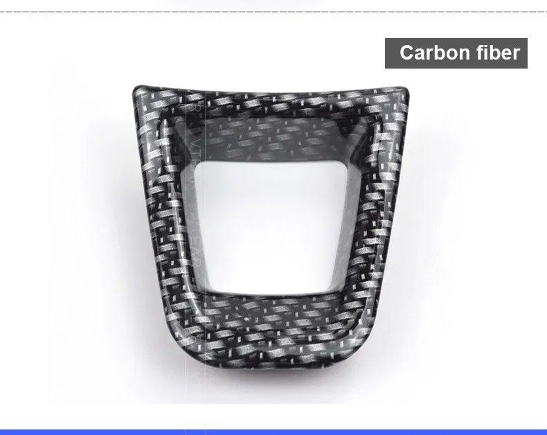 Vtear For vw tiguan Carbon fiber Car steering wheel trim Sticker cover Interior Mouldings Accessories Car Styling
