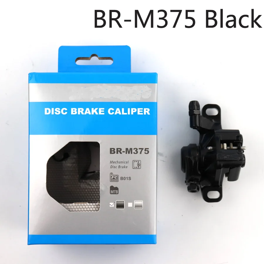 SHIMANO дисковый тормозной суппорт BR M375 механический дисковый тормоз велосипед суппорты MTB включает в себя B01S ящик запчасти для велосипеда