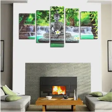 

5pcs / set Diamond Mosaic Buddha Multi-picture Combination DIY Full Square Embroidery Cross Stitch Wall Art Gift