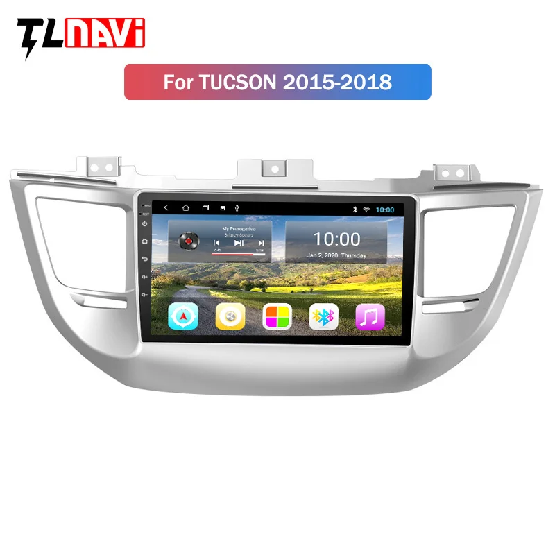 Автомобильная Мультимедийная система GPS-навигации 2 Гб ОЗУ 9 дюймов android 10 для Hyundai