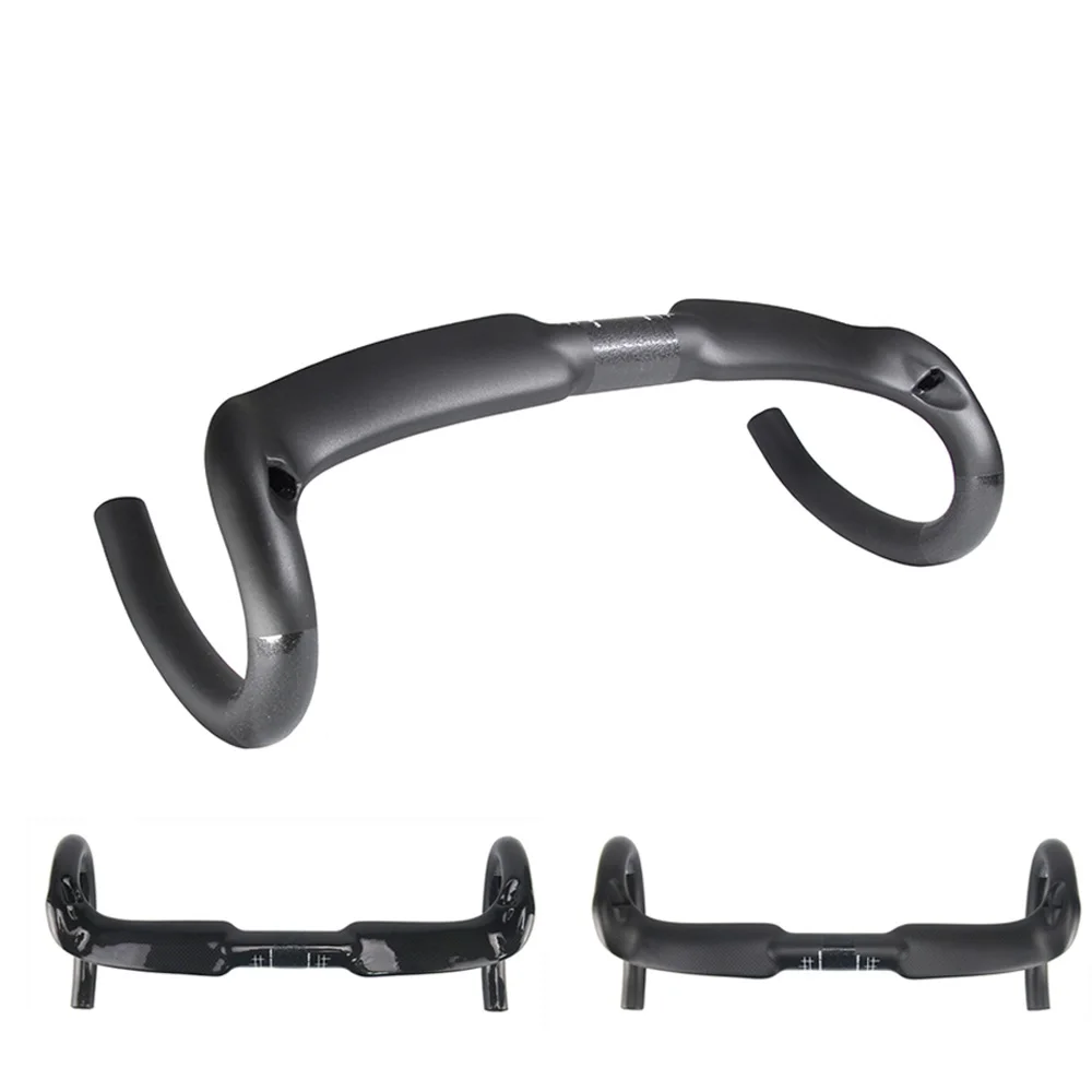 

Ultralight 220g Full Carbon Fiber Bike Road Handlebar Cycling Drop Bars Winding Bicycle Bent Bar 31.8*400/420/440mm