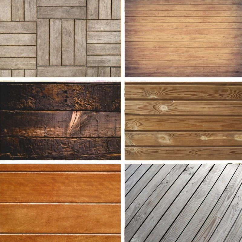 Реквизит для фотосъемки Nitree фон с текстурой деревянного пола тематическая