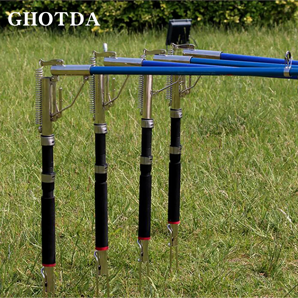 Автоматическая рыболовная удочка GHOTDA телескопический спиннинг 1 8-2 7 м для