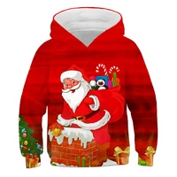 christmas hoodies kids clothes boys santa claus 3d print childrens clothing girls sweatshirts festival pullover baby anime top