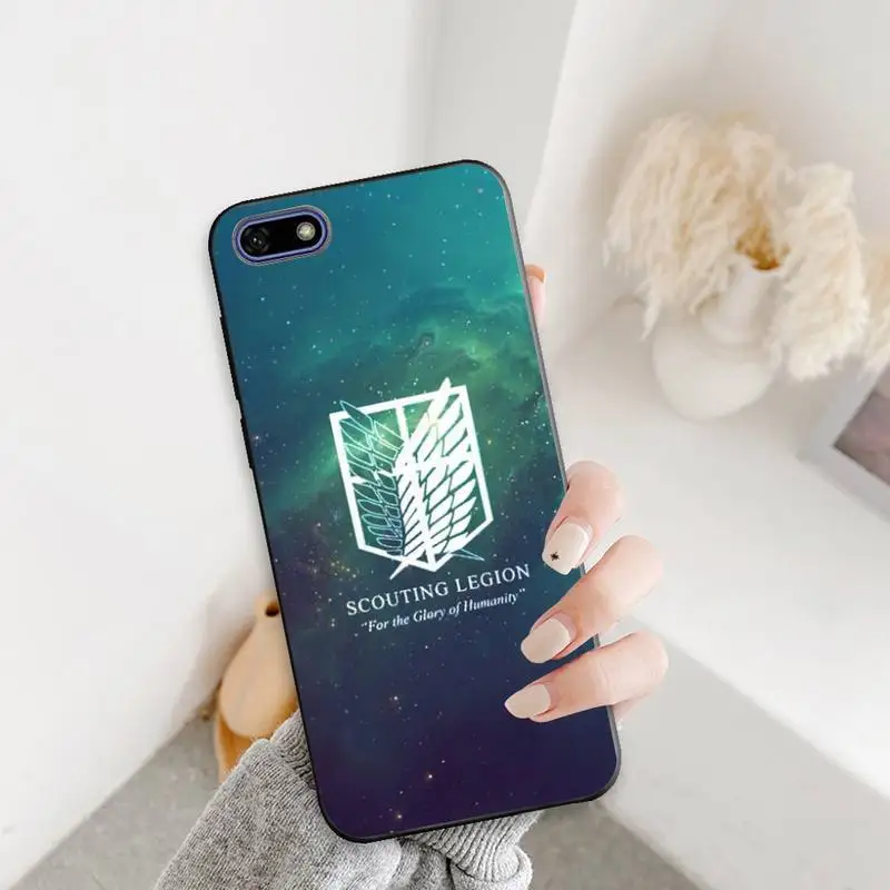 

Anime attack on Titan Phone Case For Redmi K 7 8 9 20 30 X A Pro Note 4 5 6 7 8 X A T Cover
