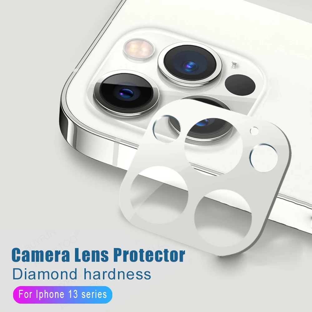 Изогнутый цветной защитный чехол для объектива камеры iPhone 13 Pro Max 13 Mini 2021 из закаленного стекла