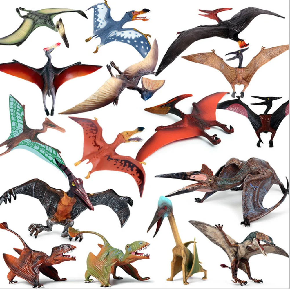 

Pterosaur Anhanguera Pterodactyl Фигурка динозавра модель игрушка коллекционер Декор подарок имитация Юрского периода фигурки динозавров игрушка