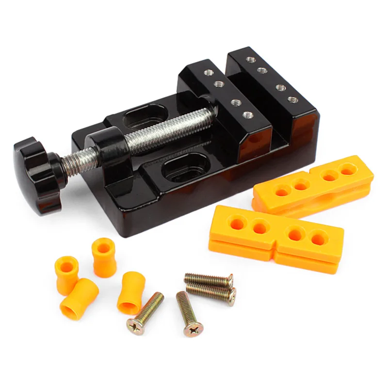 Мини инструмент для резьбы плоскогубцы Алюминиевый зажим сверлильный станок