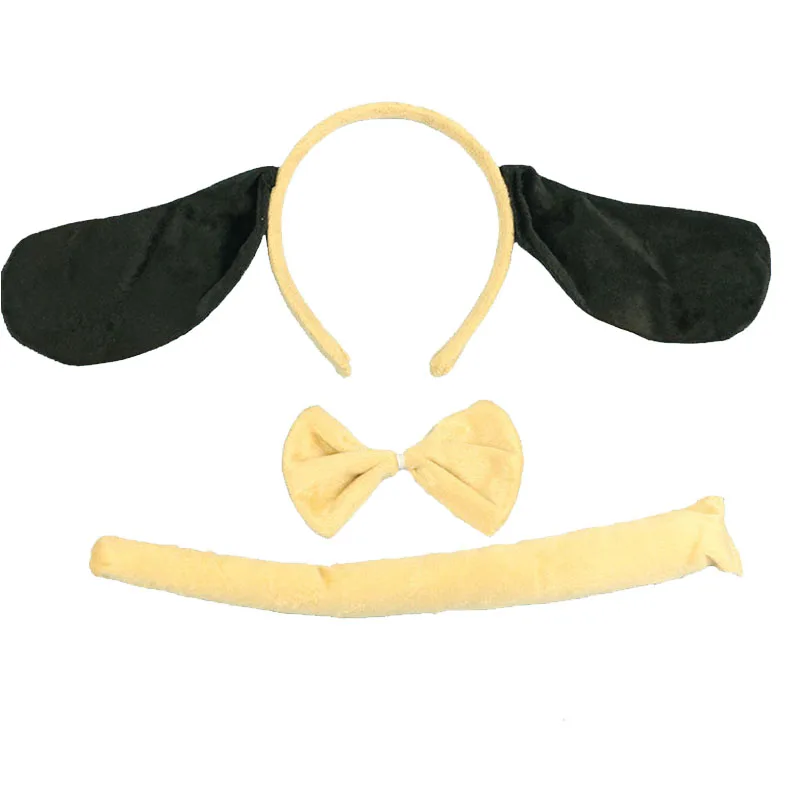 Новинка головная повязка с несколькими животными галстук бабочка хвостом