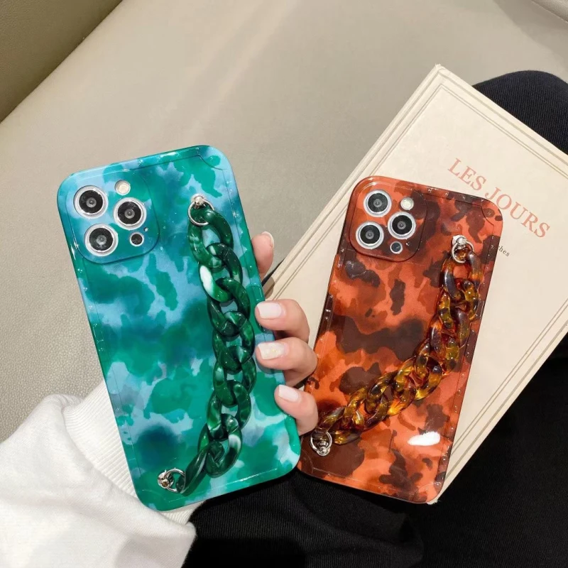 

Luxury Chrysophoron Bracelet Phone Case For iPhone 12 Mini Pro Case Camera Protection For iPhone 11 Pro Max XR XS Max X 7 8 Case