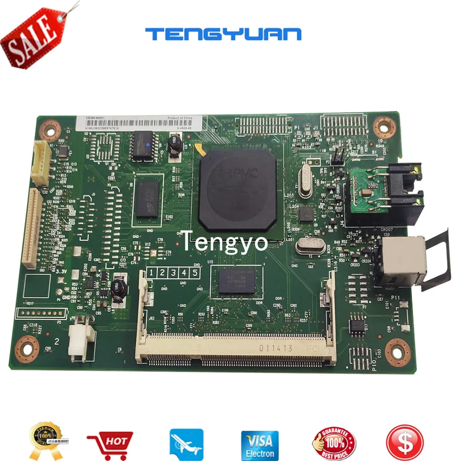 Бесплатная доставка 100% тестирование для HP5225 CP5225dn CP5225 плата форматирования