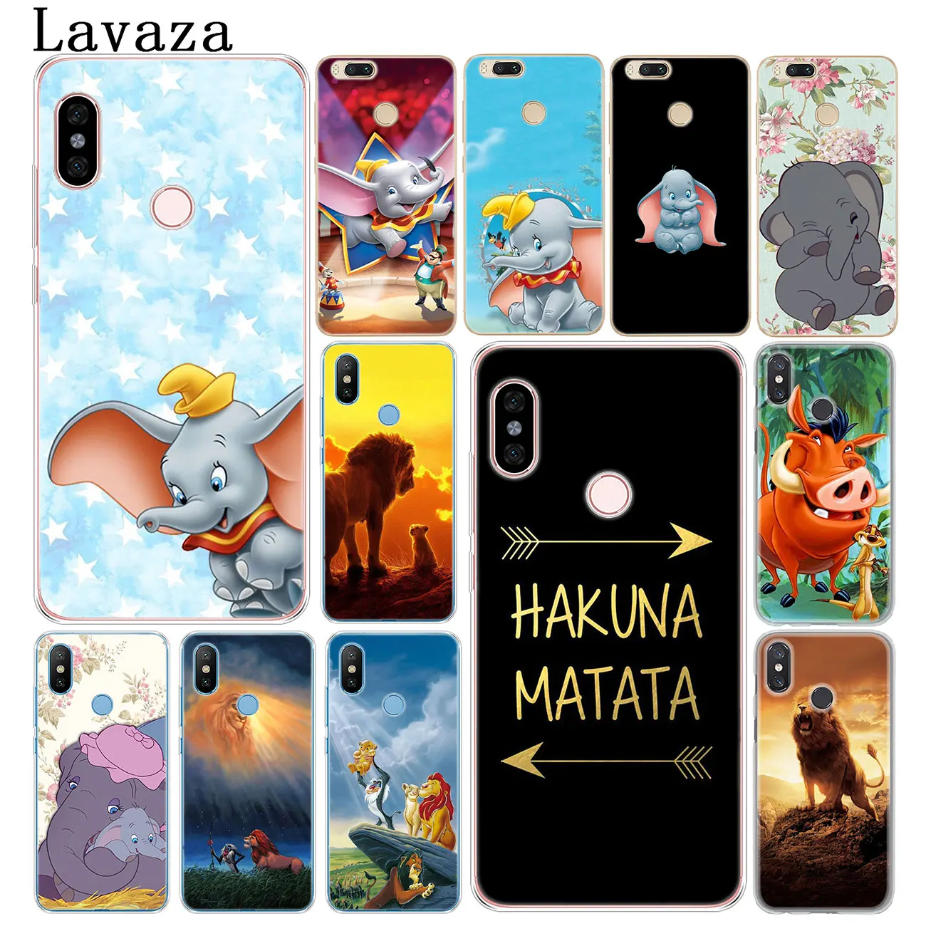 Твердый чехол для телефона Lavaza с рисунком короля льва Дамбо Xiaomi Redmi 8A 7A 6A 5A K20 K30 Note 8