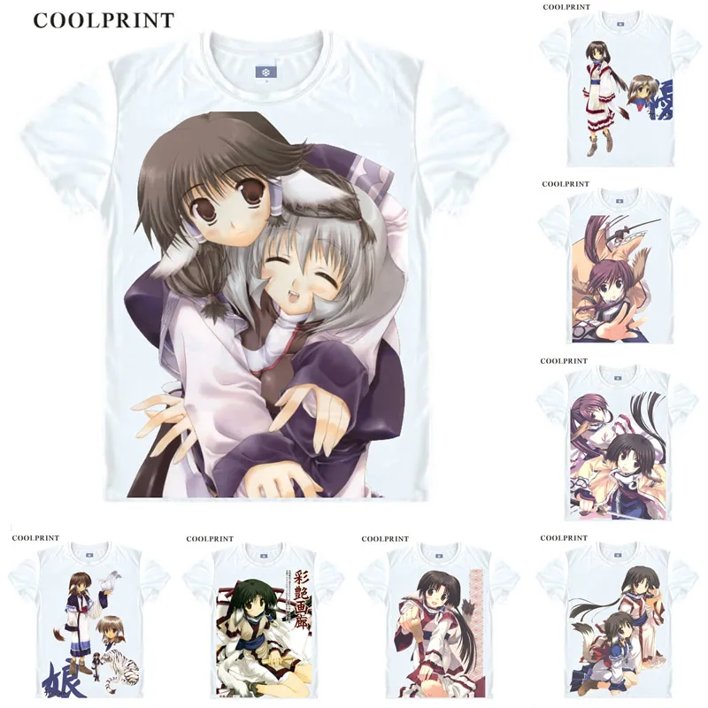 Amaduyu Tatsuki Leaf Utawarerumono Kamyu Eruruu To Heart Cosplay Custom майка топ с коротким рукавом винтажный