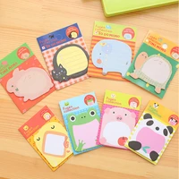 2pc panda animal planner sticky notes tearable notepad memo pad scrapbook office school supplies stationery notebooks stickers