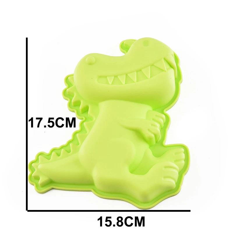 Силиконовые формы динозавра 3D для торта помадки желе печенья шоколадные конфеты