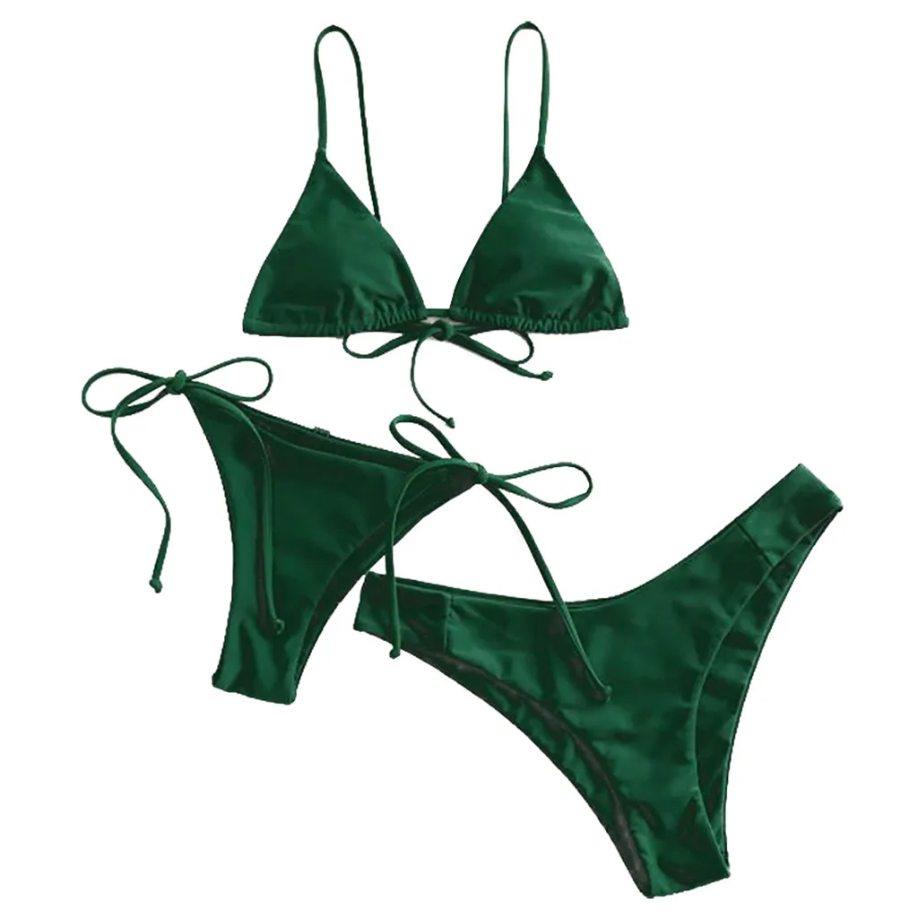 Сексуальный комплект бикини новый женский сплошной купальный костюм летняя