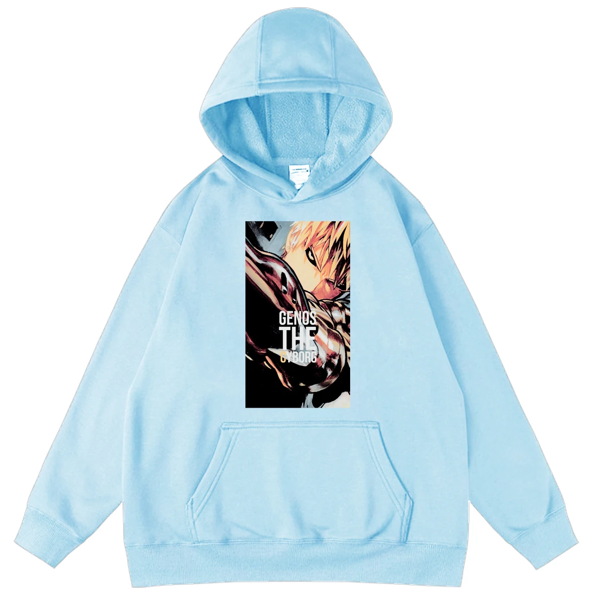 

Anime Mens Hoodies One-Punch Man Pullovers Men Hoodies Sweatshirts Saitama teacher Genos Cartoon Hoody Male Streetwear Tops