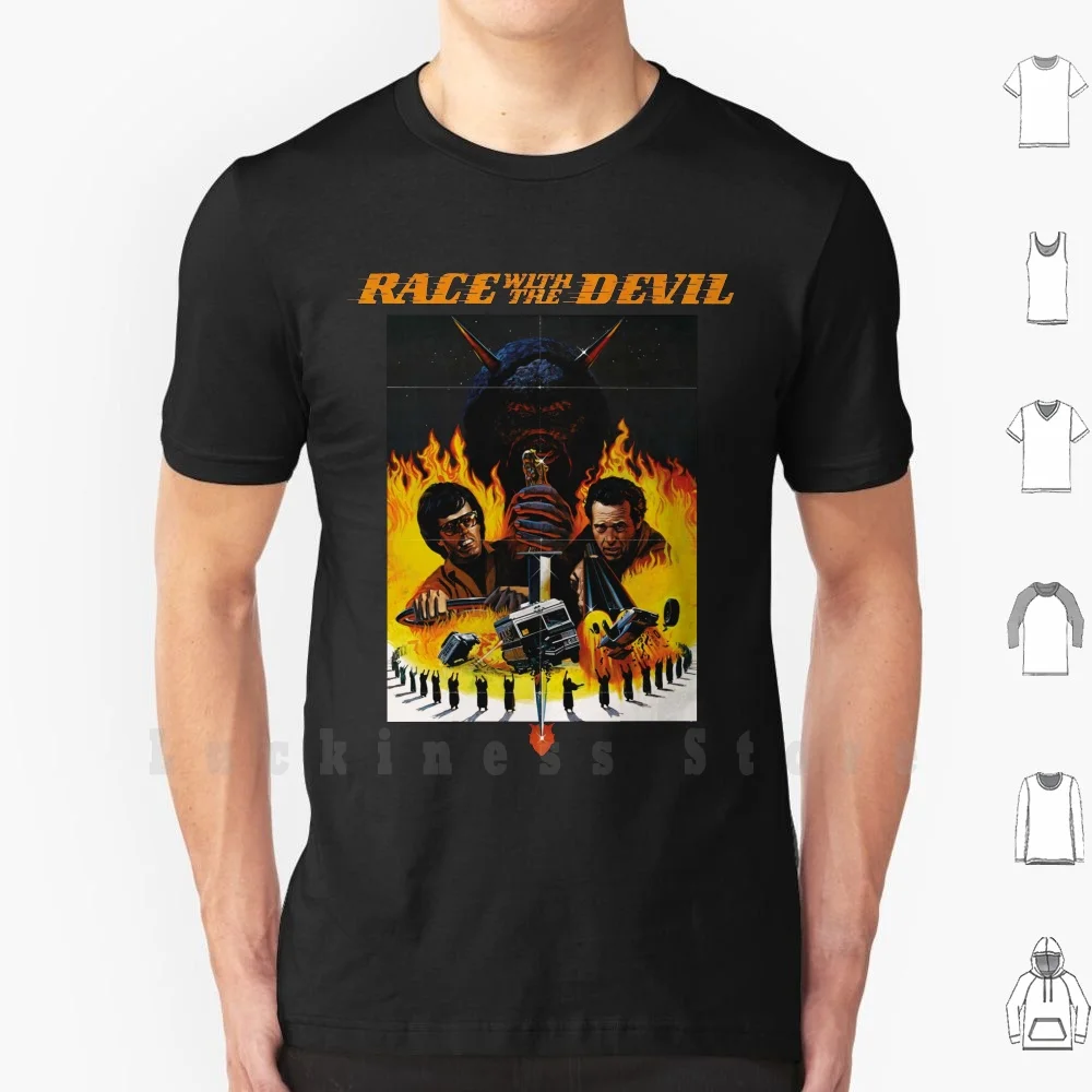 

Race With The Devil Shirt! T Shirt DIY Cotton Big Size 6xl Race With The Devil Occult Cult Film Satanic Horror Movie Vintage