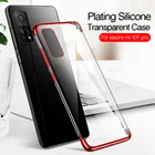 Чехол для Xiaomi 10 T Pro, силиконовый чехол с покрытием для Xiomi Mi 10 T 5G T10 Mi10T 10tpro, прозрачный чехол для телефона, противоударный чехол-бампер