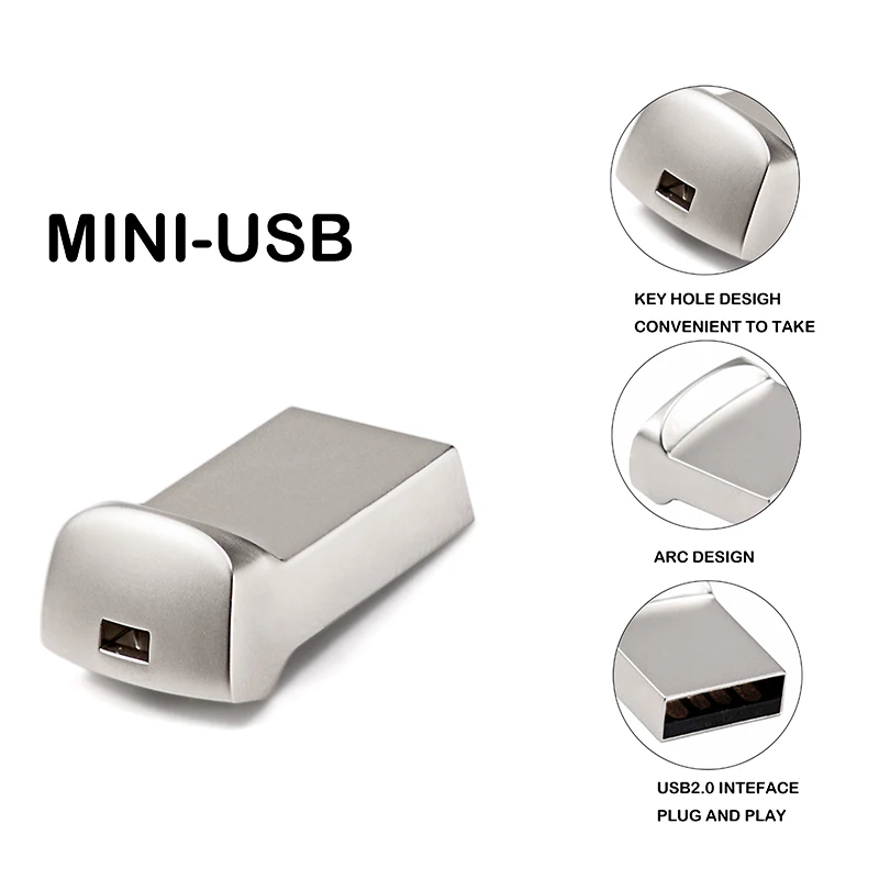 USB флеш накопитель JASTER Ultra компактный металлический 4/8/16/32/64 ГБ|USB флэш-накопители| |