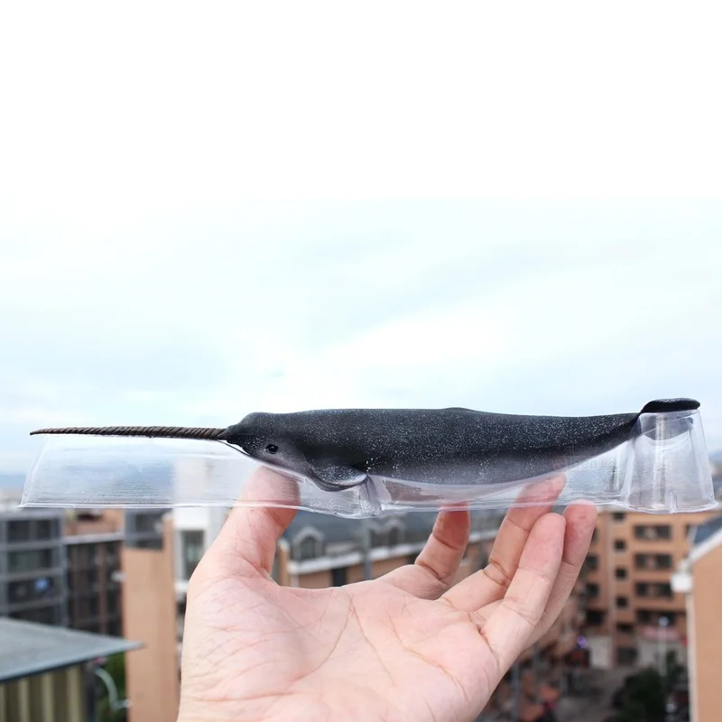 

Simulation Narwhal Marine Animal Model Narwhal Mini Toy Simulation Marine Animal Ocean Sea Life Mini Animals Kids Toy JJ60SBG