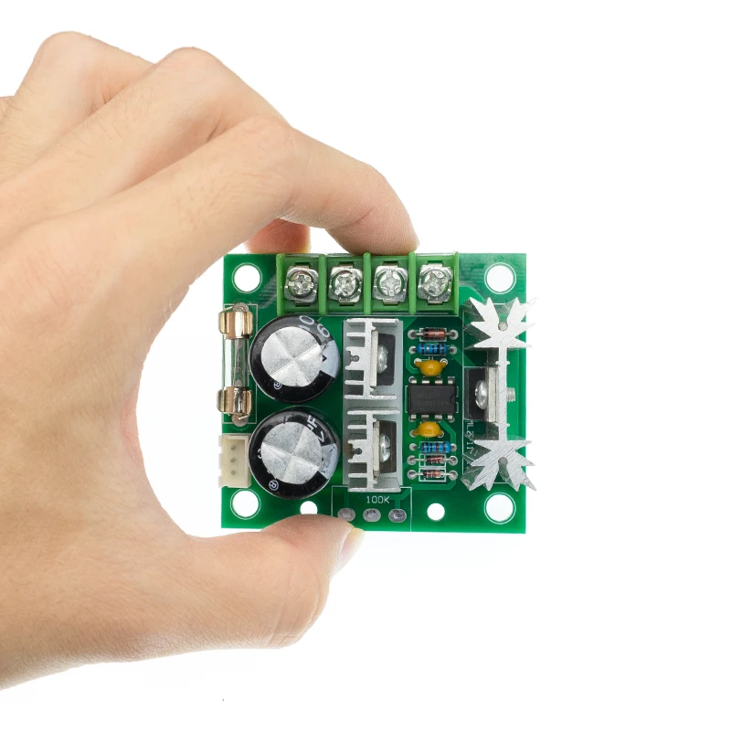 Регулируемый контроллер скорости двигателя постоянного тока 12В-40В 400 Вт 10A