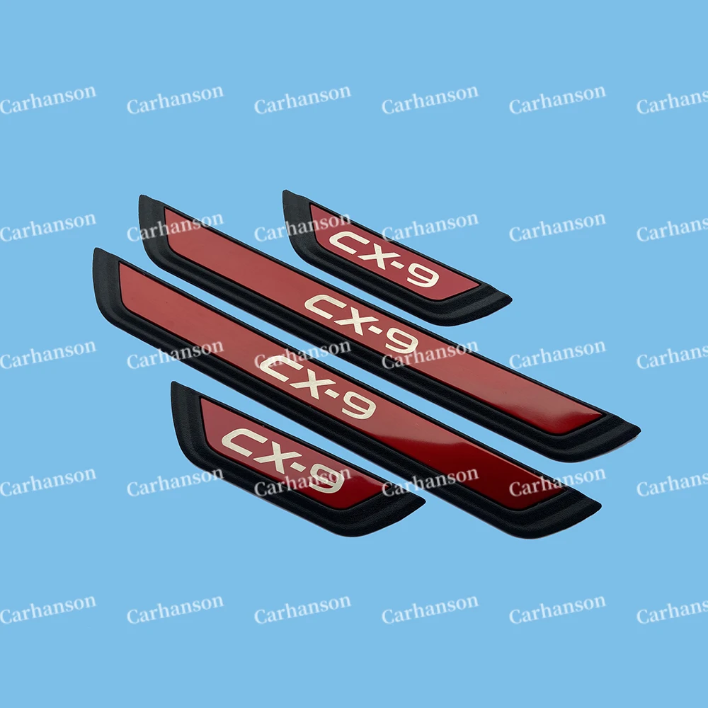 Для CX9 авто аксессуары Накладка дверного порога педаль порог машины Чехол