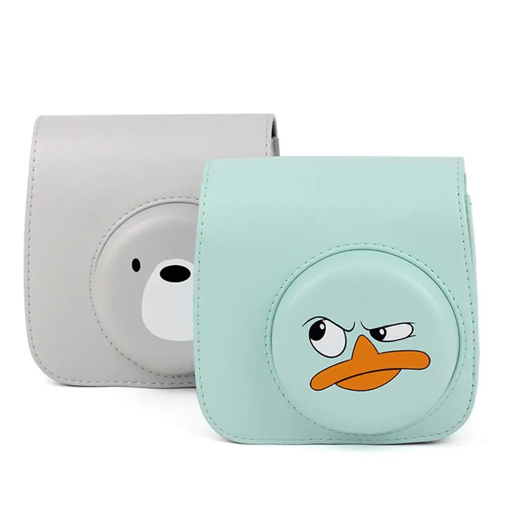 Чехол для мини камеры в стиле ретро из искусственной кожи с плечевым ремнем Instax