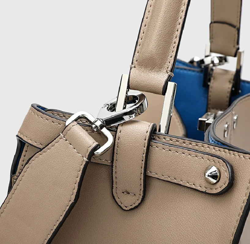 

Luxury Design High Quality Soft Leather Handbag For Women Swivel Buckle Large Kitten Totes Lady's Big Messenger Shoulder Bag Sac