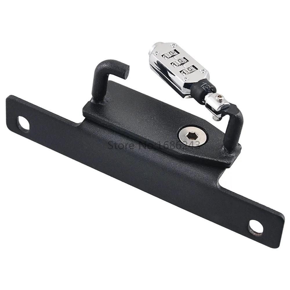 Замок для мотоциклетного шлема жесткий 3-значный строительный замок подвесной