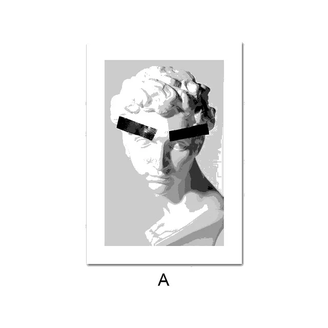 Современное настенное искусство скульптура статуя абстрактный постер