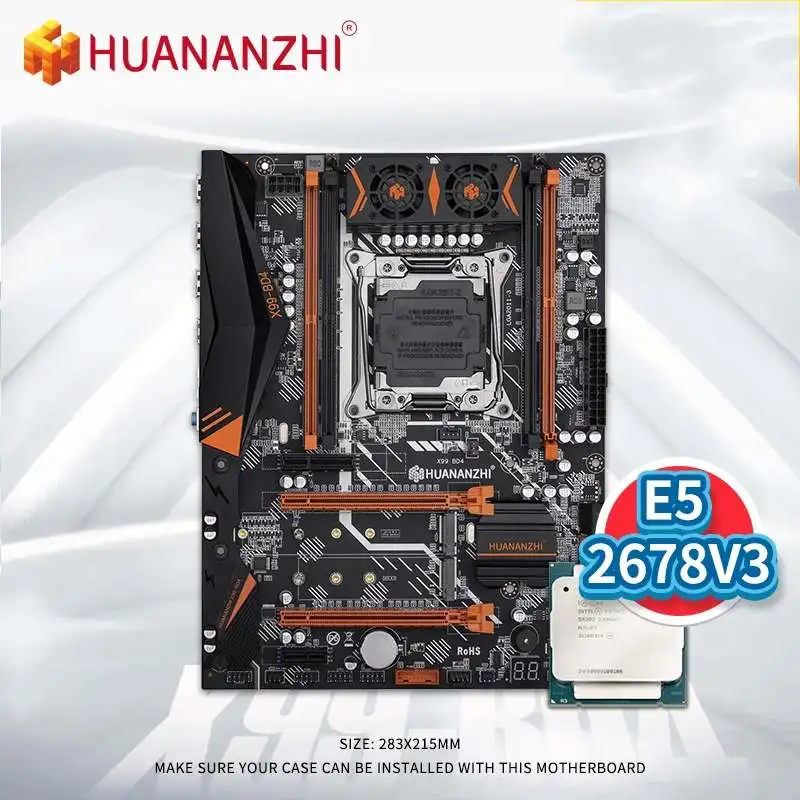 Preise HUANANZHI X99 BD4 Motherboard Mit Intel XEON E5 2678 V3 LGA2011-3 DDR4 RECC/NICHT Speicher Combo Kit Set NVME NGFF SATA USB 3,0