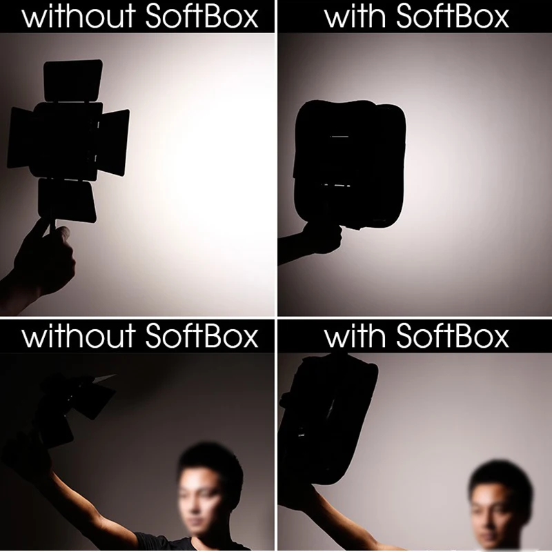 Светодиодный светильник для фотостудии складной портативный портретной съемки