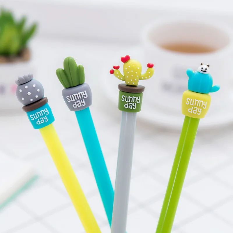 

1pcs Cactus Barbary Fig Ballpoint Pens Student Ball Point Pen School Office Supplies Learning Stationery Wholesale