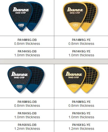 Ibanez Grip Wizard серия Sand Grip Plectrum электрическая акустическая гитара pick, 1 шт. Сделано в Японии