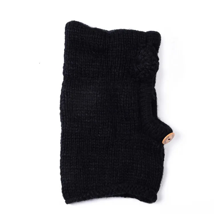 Manual Knitting Girls Keep Warm Coarse Wool Hat Cartoon Seven kinds Fox Weave Hat Kitty Squirrel Little Bear Rabbit Cloak Hat