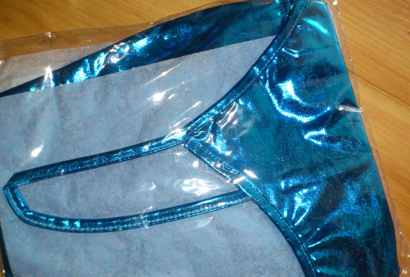 Сексуальное нижнее белье Babydoll женское блестящее металлическое ПВХ для зачистки