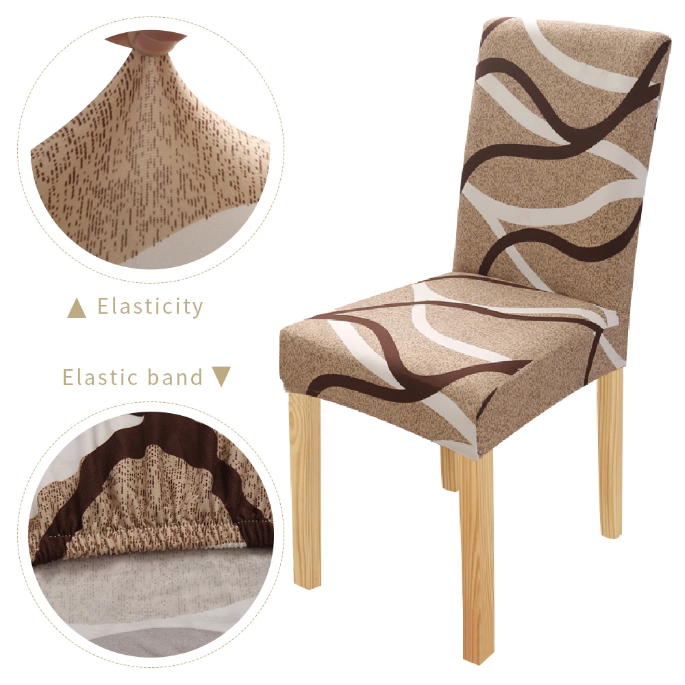 1/2/4/6 шт. чехол для стула в геометрическом стиле столовой моющийся