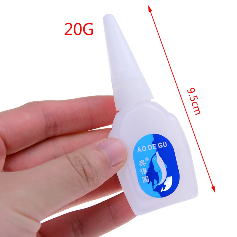 Быстросохнущий цианоакрилатный клей 20 г 502 мгновенного действия сильное