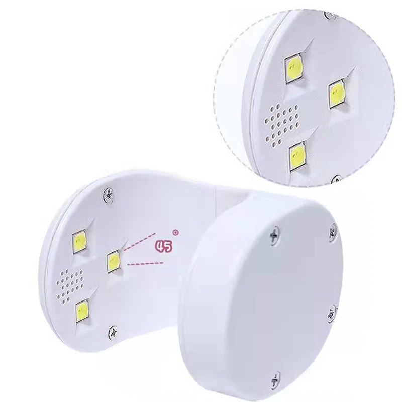 Мини -лампа для сушки ногтей ультрафиолетосветильник ная лампа гель лак маникюра