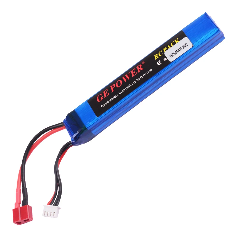 Аккумуляторная батарея GE Power 2S 3S 7 4 В 11 1 мАч 20C RC Lipo T / SM /XT30 для электрического