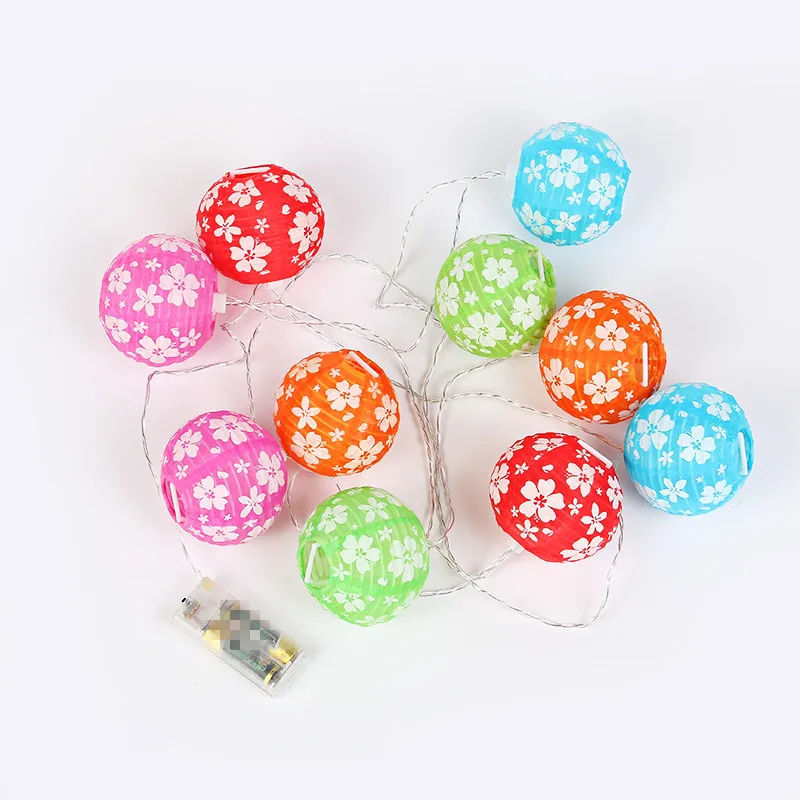 10 шт. мини фонарики из китайской ткани украшение на день рождения портативные