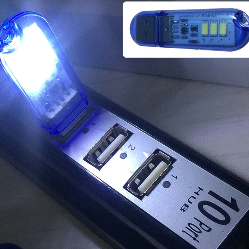 

Hot Selling LED Nightlight U Disk USB Computer Keyboard Desk Lamp Charging Treasure Portable Mobile Power Camping