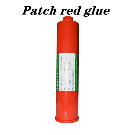

Patch red glue