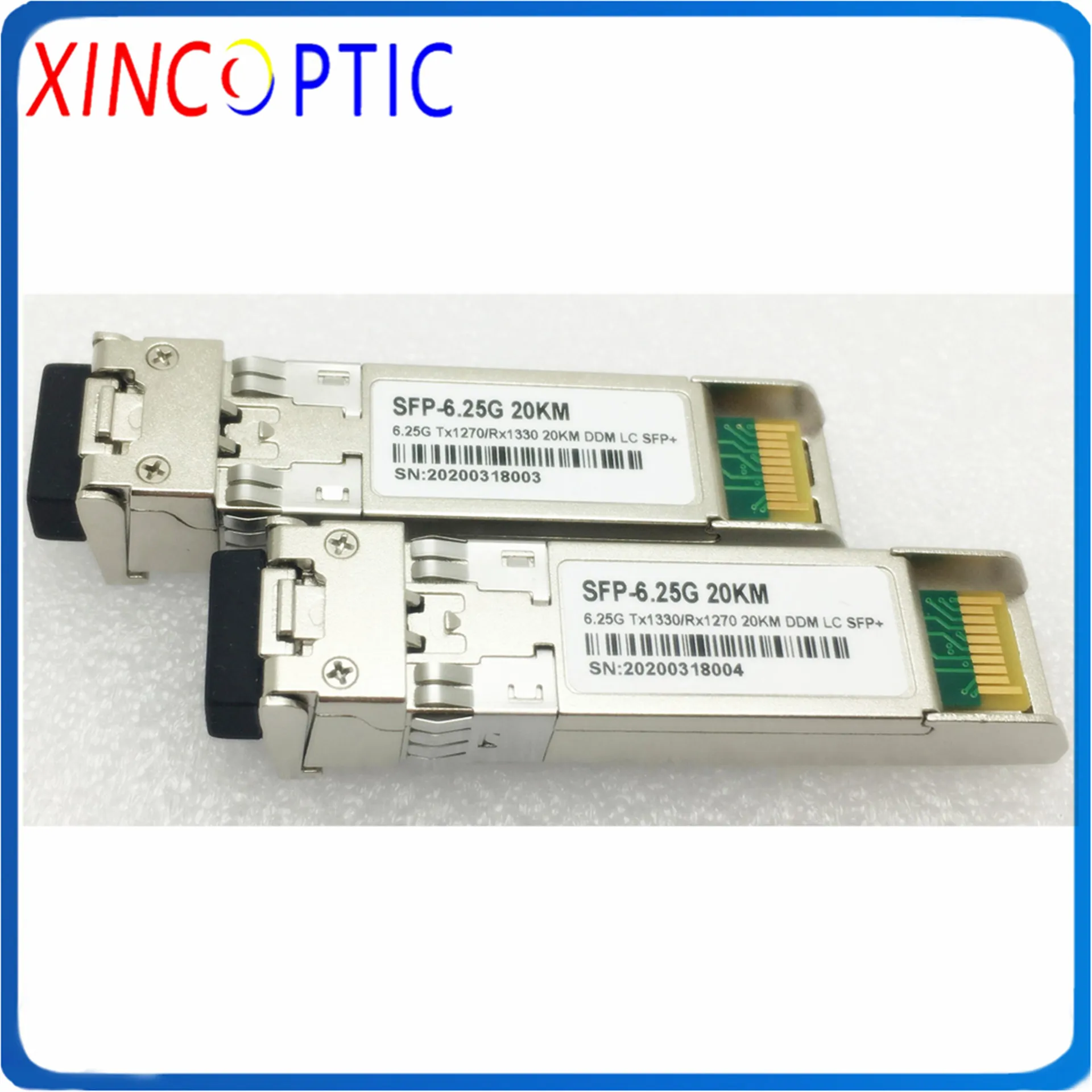 6G одноволоконный SFP + трансивер 6 25 Гбит/с 1270/1330nm 20 км одномодовый Simplex SM BIDI DDM LC