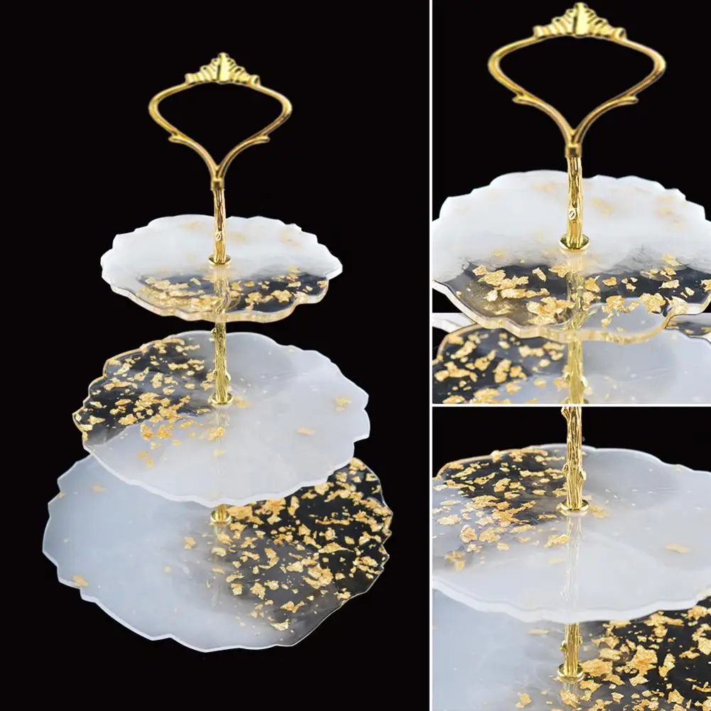 Ins Стиль силиконовые формы форма для эпоксидной смолы 3 яруса кружевных