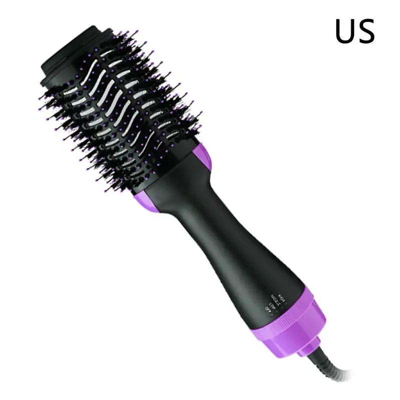 

Salon One Step Hot Air Brush Professional Hair Infrared Dryer Straightener Styler for straightening And Curling Ion