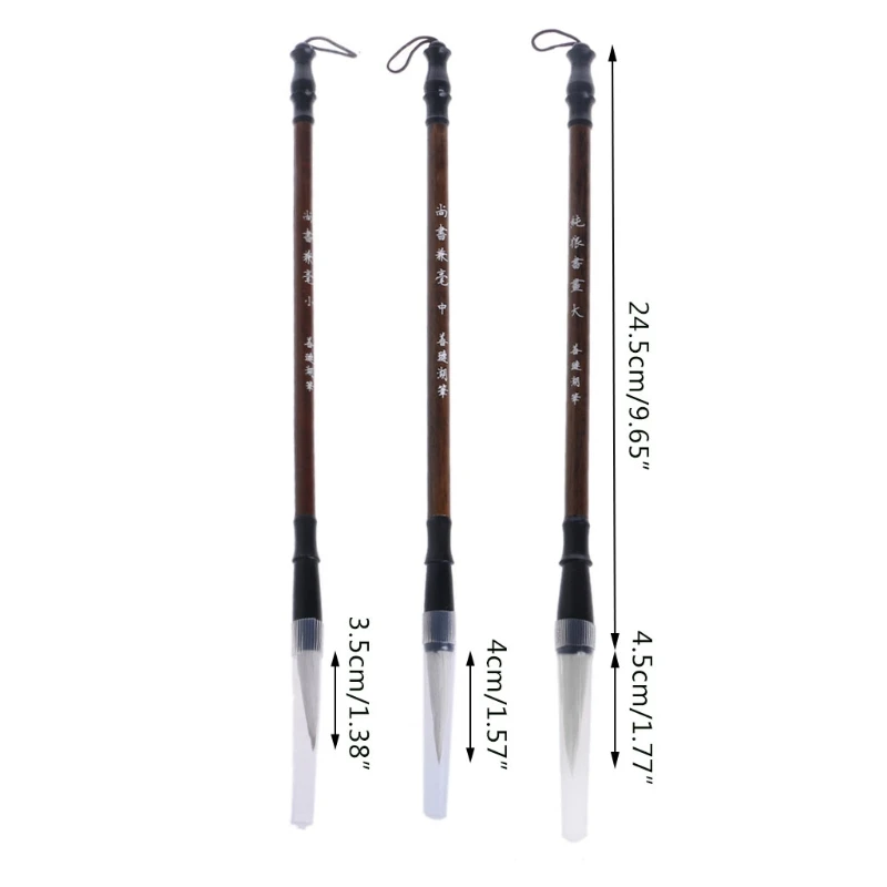 Кисти для китайской каллиграфии волк кисть письма овца с деревянной ручкой 1 шт. |